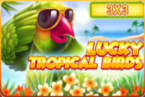 Glückliche tropische Vögel 3x3